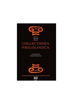 Collectanea Philologica