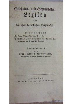 Gelehrten und Gchriststeller, 1822r.
