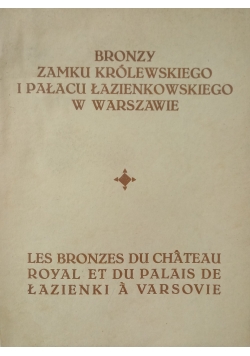 Bronzy Zamku Królewskiego i Pałacu Łazienkowskiego w Warszawie 1929 r.