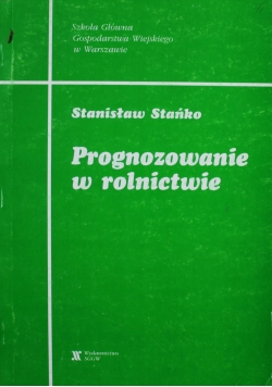 Prognozowanie w rolnictwie