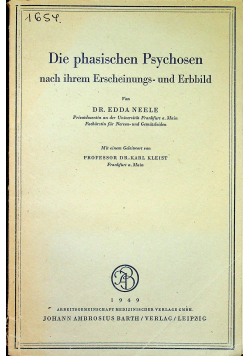 Die phasischen psychosen 1949r