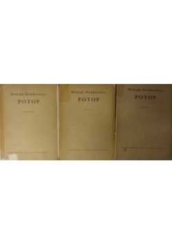 Potop ,Tom I,II,III