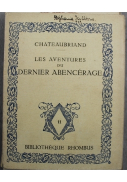 Les Aventures du Dernier Abencerage 1923 r.