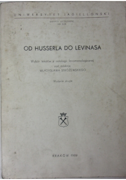 Od Husserla do Levinasa