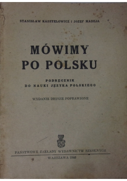 Mówimy po polsku, 1946 r.