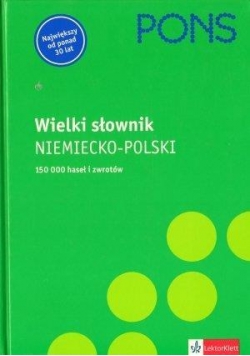Wielki słownik ( I tom ) niemiecko-polski PONS
