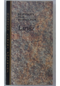 Brzechwa dla dorosłych. Liryki