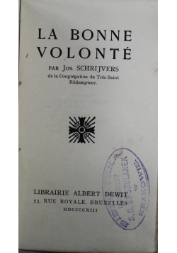 La Bonne Volonte 1813 r.