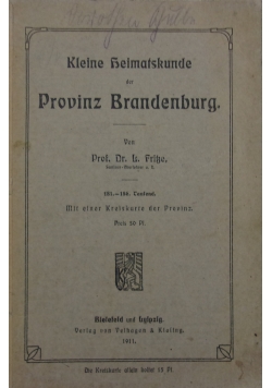 Kleine beimatskunde