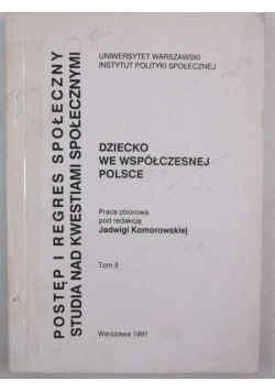 Dziecko we współczesnej Polsce, t II