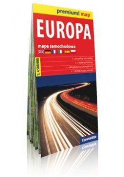 Premium!map Europa 1:4 500 000 mapa