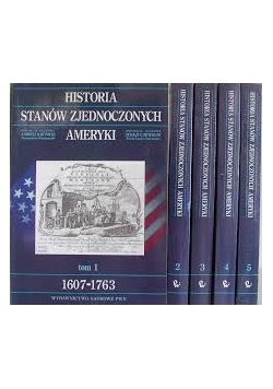 Historia Stanów Zjednoczonych Ameryki, zestaw 5 książek