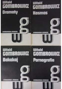 Gombrowicz Dzieła , zestaw 4 książek