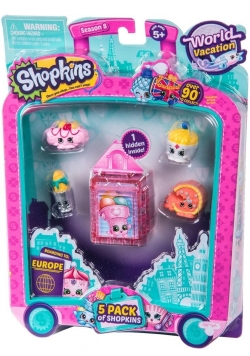 Shopkins S8 Wakacje 5-pak