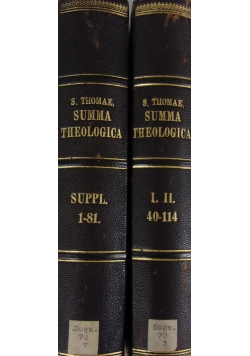 Summa Theologica 2 tomy