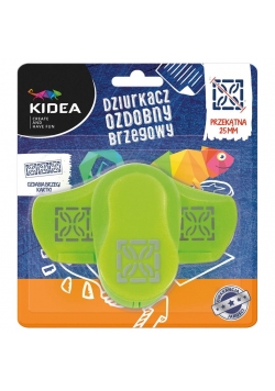 Dziurkacz ozdobny brzegowy 25mm KIDEA