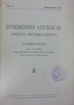 Ephemerides Liturgicae