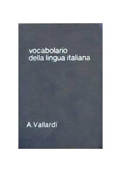 Vocabolario Della Lingua Italiana