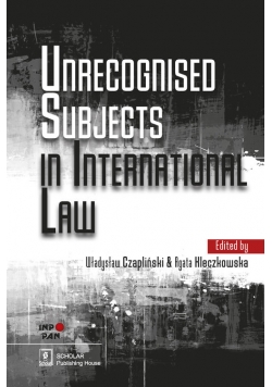 Unrecognised Subjects in International Law