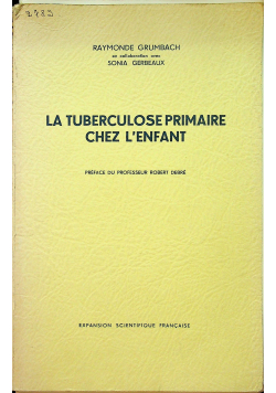 La tuberculose primaire chez lenfant