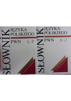 Słownik języka polskiego  pwn, Tom II - III