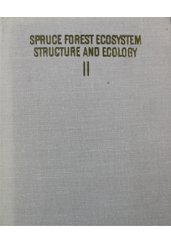 Spruce forest ecosystem structure and ecology II