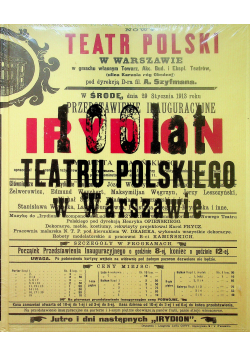 100 lat Teatru Polskiego w Warszawie nowa