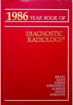 1986 The Year Book of Diagnostic Radiology