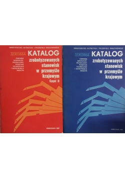 Katalog zrobotyzowanych stanowisk w przemyśle krajowym, zestaw 2 książek