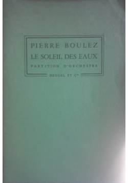 Le soleil des eaux, nuty