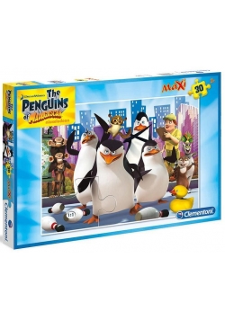 Puzzle 30 Maxi Pingwiny z Madagaskaru