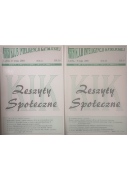Zeszyty społeczne zestaw 2 książek