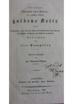 Goldene Rette ,1846r.