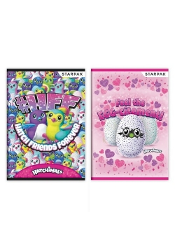 Zeszyt A5 w kratkę 16 kartek Hatchimals 20 sztuk mix