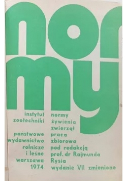 Normy żywienia zwierząt