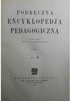 Podręczna encyklopedja pedagogiczna 1923 r.