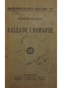 Ballady i Romanse,1920r.