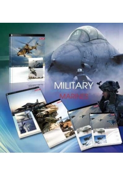 Zeszyt A5/80K linia MILITARY (10szt)
