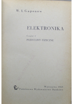 Elektronika część 1