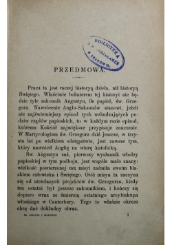 Św Augustyn z Canterbury i jego towarzysze 1899 r.