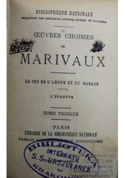De marivaux tom 1 i 2 1908 r.