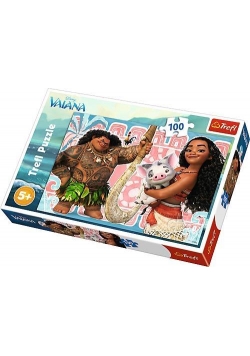 Puzzle 100 Vaiana i przyjaciele TREFL