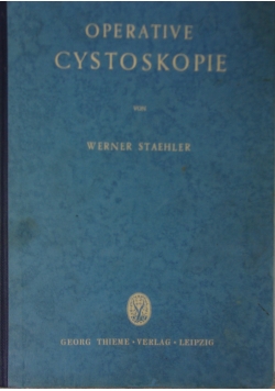 Operative cystoskopie, 1941 r.
