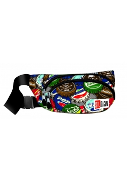 Saszetka na pasek 2-komorowa Bottle Caps
