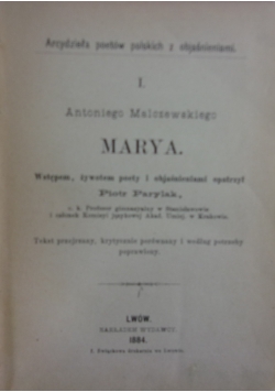 Marya, 1884r.