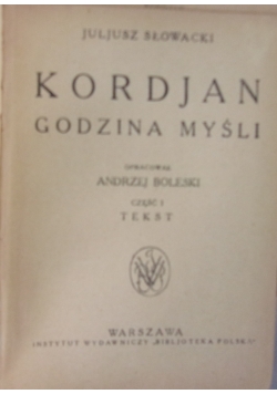 Kordjan. Godzina myśli
