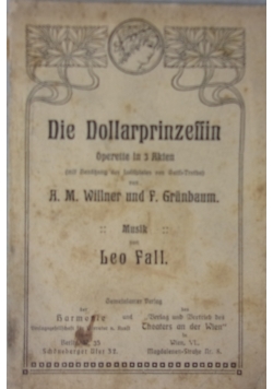 Die Dollarprinzessin, 1907 r.
