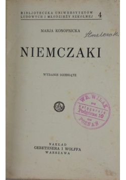 Niemczaki, 1933 r.