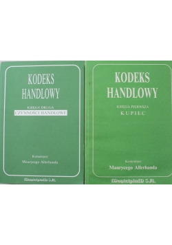 Kodeks handlowy 2 tomy reprint z 1935 r.