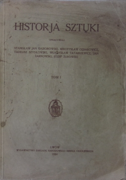 Historja Sztuki ,1934r.
